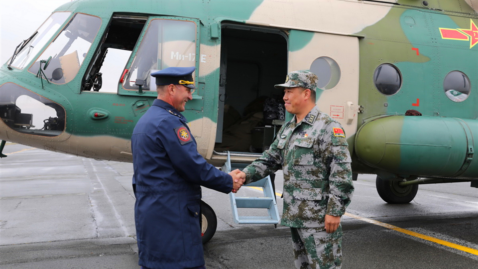 Eight Chinese Army Aviation Helicopters Arrived at Chelyabinsk Airport to Participate in Center-2019 Exercise