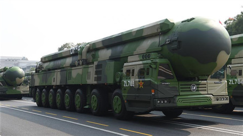 China unveils most advanced Dongfeng-41 intercontinental strategic nuclear missiles