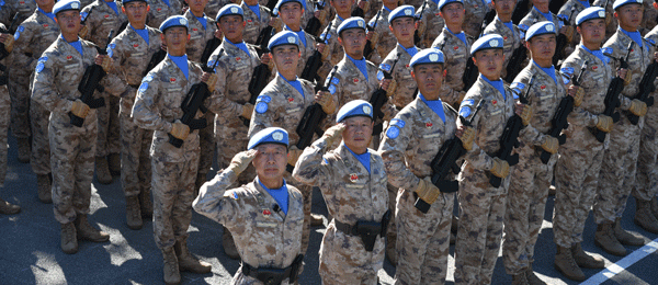 In October 2019, The Chinese military peacekeepers were reviewed by the country and the people for the first time in a National Day military parade.