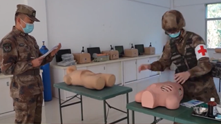 Chinese PLA standardizes its battlefield medical aid simulation training equipment