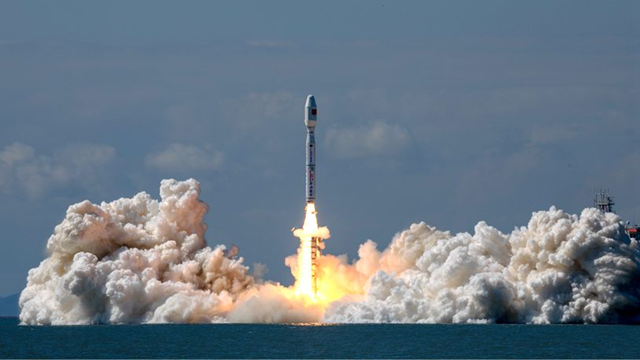 China's Smart Dragon-3 rocket launches 8 satellites from sea