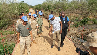 UNMISS rehabilitates vital bridges leading to jubilation among communities in Raja county