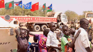 UNMISS peacekeepers from China hand over rehabilitated key road in Warrap-Unity-Abyei region