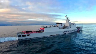 China Coast Guard's first entry into Arctic Ocean