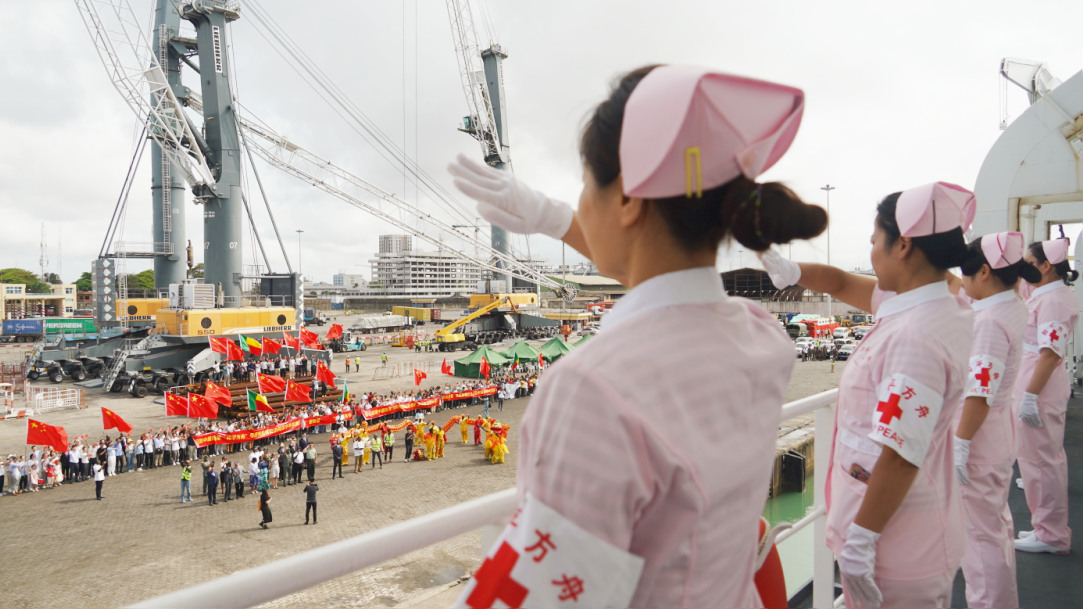 Chinese naval hospital ship Peace Ark leaves Benin for Mauritania