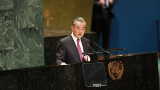 Chinese FM calls peace 'most precious' in the world